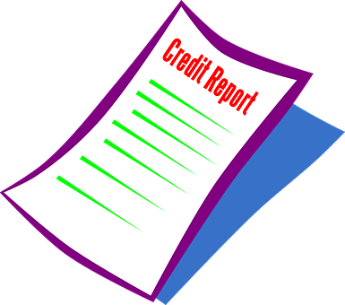 An illustration of a credit report
